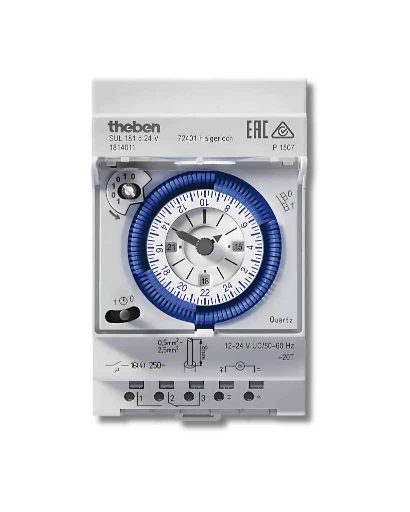 Interrupteur Horaire 24h SUL 181 d 24V