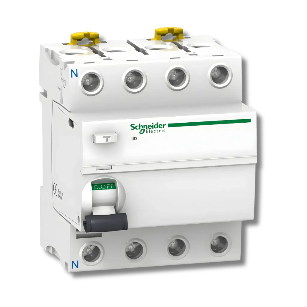 Disjoncteur de courant résiduel (RCCB), Acti9 ID, 4P, 40 A, type CA, 30 mA